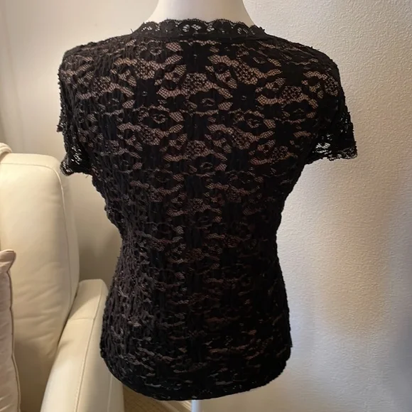 Ann Taylor Women’s Bead & Lace Top - Medium - Picture 5 of 9